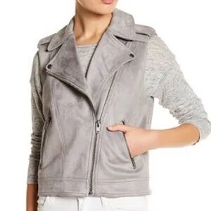 Philosophy faux suede vest